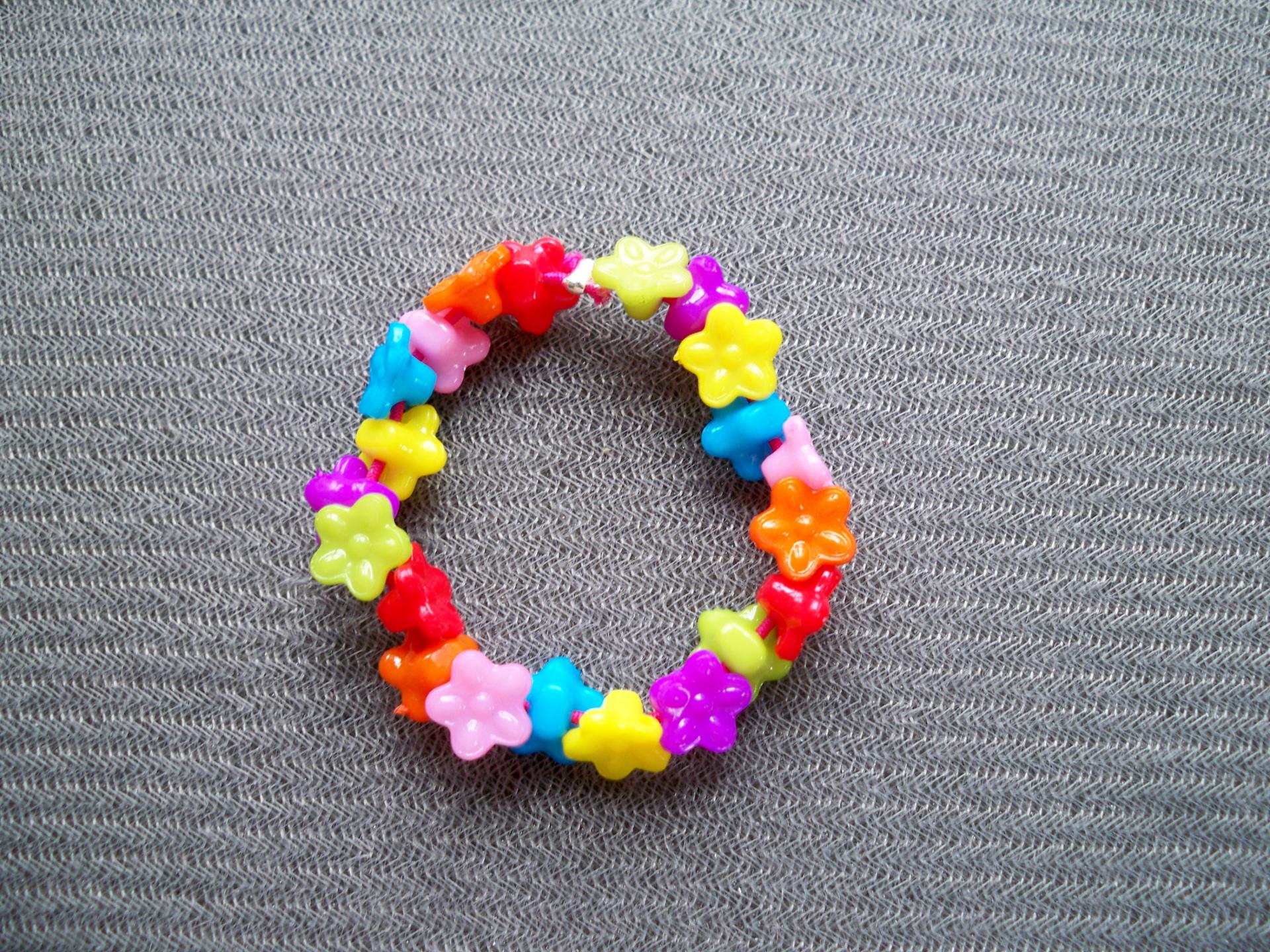Bracelet petite fille multicolore